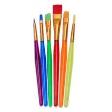 Black Tree 彩虹美術水彩畫筆組, 6種, 1套