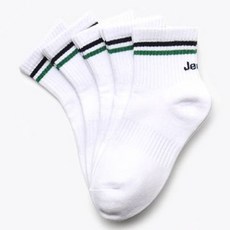 Jeep 兒童襪口雙線條中筒襪5雙組