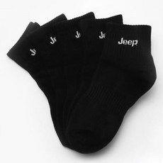 Jeep 兒童Logo短筒襪5雙組