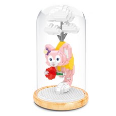 와이즈호크 나노블럭 풍선꽃여우 2843wh, 혼합색상, 1개