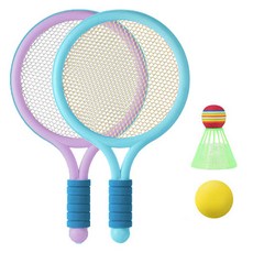 All Sports 軟式羽球多合一套組, 紫色, 藍色(球拍), 1套