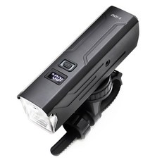 비센드 자전거 전조등 C타입 충전식 BS-C100, 블랙, 1개