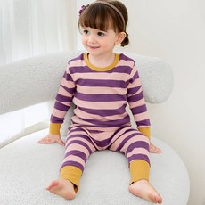 unifriend 兒童ST全彈性羅紋九分內衣上下套裝