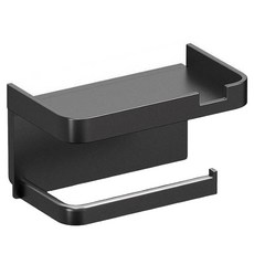 Joinmade 免鑽孔浴室手機架兼衛生紙架, 1個, 灰色