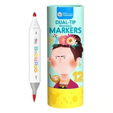 Joan Miro 雙頭著色可水洗麥克筆, 1盒, 12色