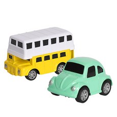 캐스비 미니풀백 2층버스 세트, 혼합색상, 1세트