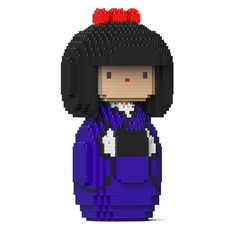 JEKCA こけし日本主題積木 S, 藍色, 1個