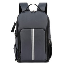 Ez2mk 노트북수납 대용량 카메라 백팩 CB250, 그레이, 1개