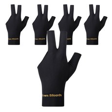 網眼薩姆森左手撞球手套, 黑色