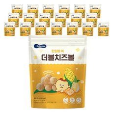 BEBECOOK 一口大小雙倍起司球, 起司, 25g, 20個