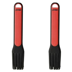 Corelle Brands 康寧餐具 Pyrex 矽膠調味刷, 黑色 + 紅色, 2個