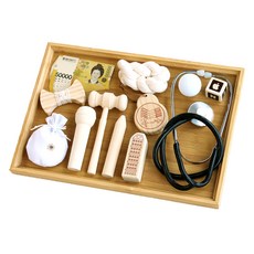 SM PARTY 原木抓周用品12種C套組, 單一顏色, 1套