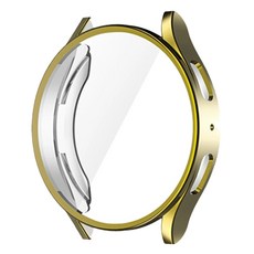 아이엠판다 갤럭시워치 풀커버 실리콘 케이스 44mm, 골드, 1개