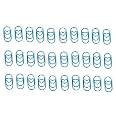 Mungudam 時尚彩色胖胖夾 戀愛藍, 30個, 1入