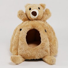 Yoreungae 彈出式動物 小動物躲藏屋 M, 熊, 1個
