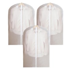 PP家居生活 半透明防水防潮衣物防塵套, 3個, 1入