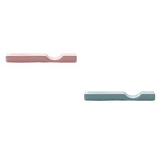 프렐류드 다비데 수저받침, 인디핑크 + 그린, 2개