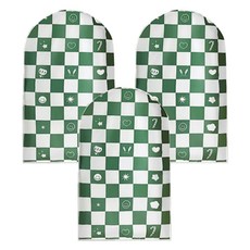 PP家居生活 防塵防潮格紋西裝套, 3個, 1入