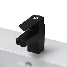 西沃 單孔面盆水龍頭 黑色 GidoA-340, 1個