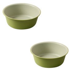 THE ZAKKA 雙色塑膠多用途臉盆 M, 橄欖綠, 2個