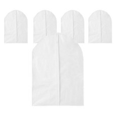 Phineas 基本款拉鍊式衣物防塵套, 5個, 1入