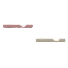 프렐류드 다비데 수저받침, 인디핑크 + 아이보리, 2개