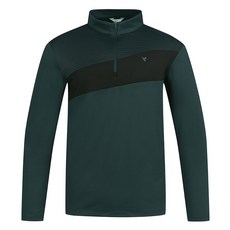 웨스트우드 남성용 가로 배색 집업 티셔츠 WO3MTTS305