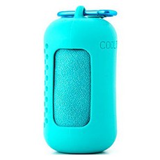 便攜式運動涼感毛巾 S, 1個, 藍色