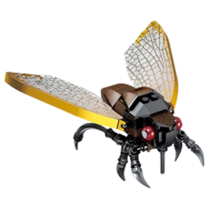 動物立體拼圖 昆蟲17, 混合顏色, 162件