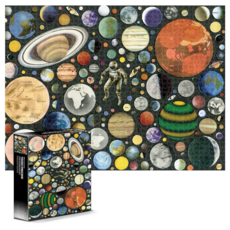 성인 시간 즐기기 취미생활 퍼즐, 1500피스, 우주비행사, 1개