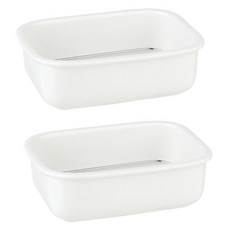 plala Hi 陶瓷調理盤 小, 白色, 2個