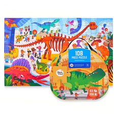 Joan Miro 恐龍博物館拼圖, 1個, 混色, 1套