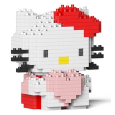 愛心 Hello Kitty 三麗鷗 角色 積木, 混合顏色