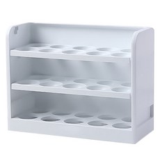 블럭마트 냉장고 계란정리함 30구 계란케이스, 화이트, 1개