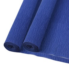 마다꾸미 주름 구김지 딥블루, 50 x 250 cm, 2개