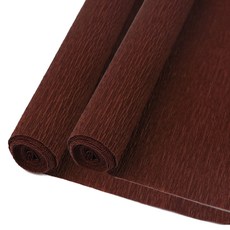 마다꾸미 주름 구김지 25다크브라운, 2개