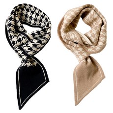 딥톡 여성용 패턴 소프트 스카프 2종 세트 DT0178