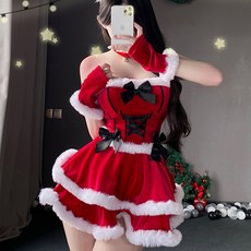 Epeul 女性可愛性感聖誕Cosplay聖誕服套裝 27