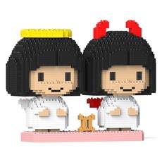 雙子座星座角色積木, 混合顏色