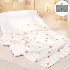 베베누보 DIY 모달 + 듀라론 낮잠이불 모달블랭킷 솜패드 속베개 부직포가방 풀세트, 하트베어