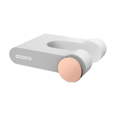 ecoco 意可可 HappyEasy 免鑽孔浴室吹風機壁掛架 小型 基本款, 1個, 灰色