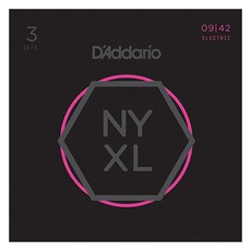 D'Addario 電吉他弦組, NYXL0942-3P, 3套, 混合顏色