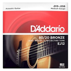 D'Addario 木吉他弦, EJ12, 混合色