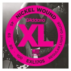 D'Addario 貝斯吉他弦, 1個, 混色, EXL170S