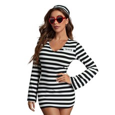 Ofree 囚犯條紋制服套裝 W