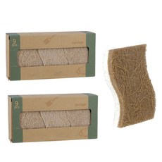 plala 天然椰子菜瓜布, 2個, 9入