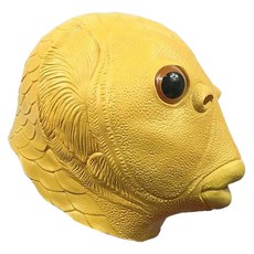 Elsso 萬聖節外星人面具假面服裝, 1個, 黃色