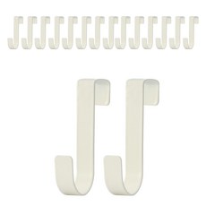 모나코올리브 모노 싱크대 철제 도어 후크, 화이트, 16개