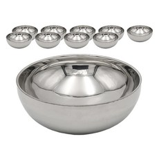 뉴 이중 스텐 냉면그릇 19.2cm, 10개