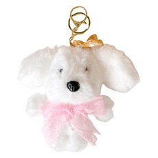 플러피 리본 키링, 핑크, 1개